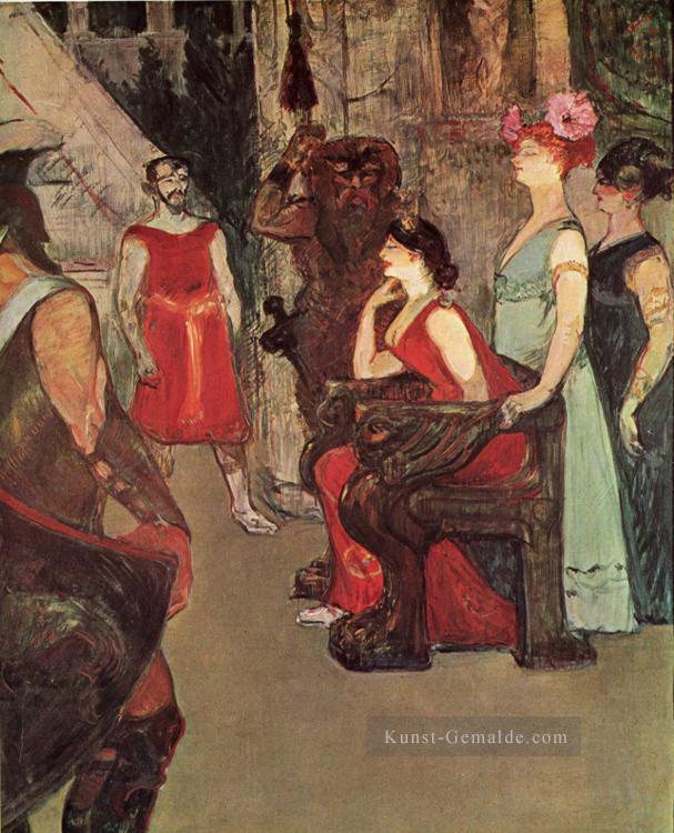 Messaline setzte 1900 Toulouse Lautrec Henri de Ölgemälde